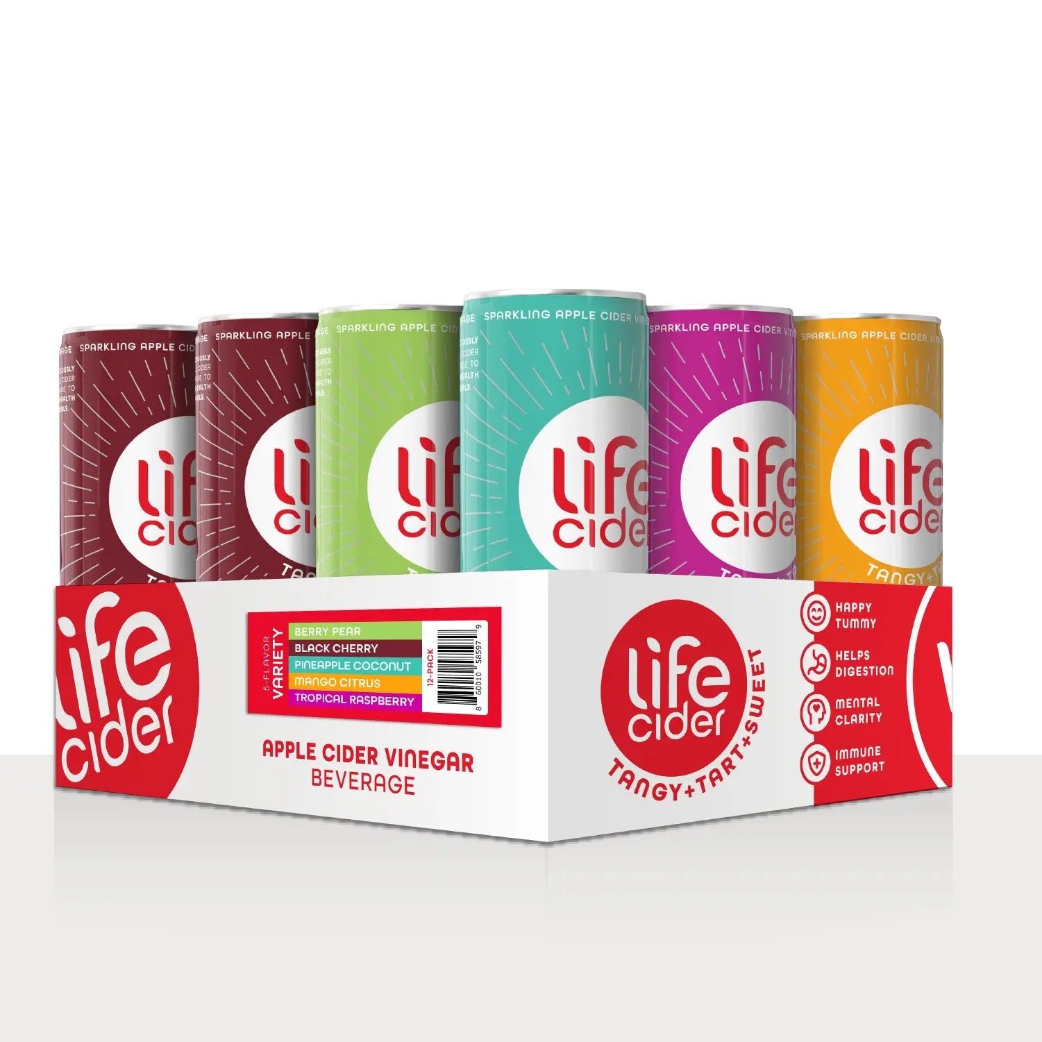 5-Flavor Variety - 12 Pack Life Cider