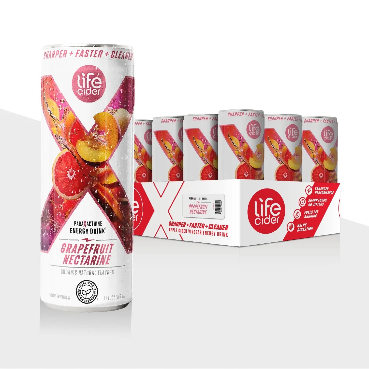 Grapefruit Nectarine X (Energy) 12-Pack Life Cider