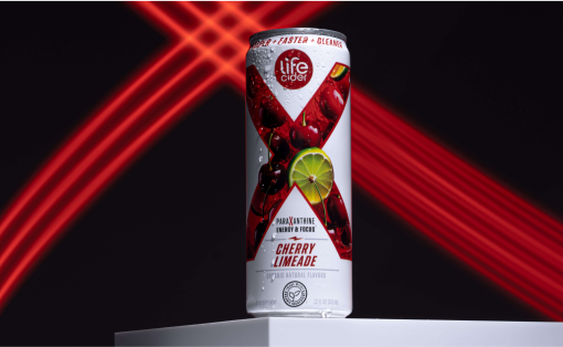 Life Cider X Energy Drink, Cherry Limeade, 12-Pack