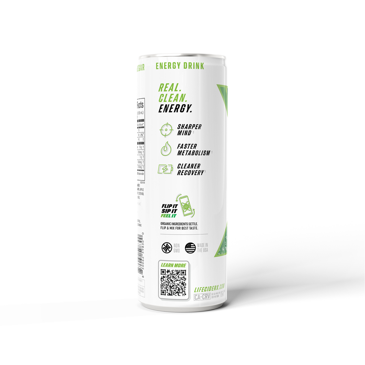 Life Cider X Energy Drink, Apple Orchard, 12-Pack