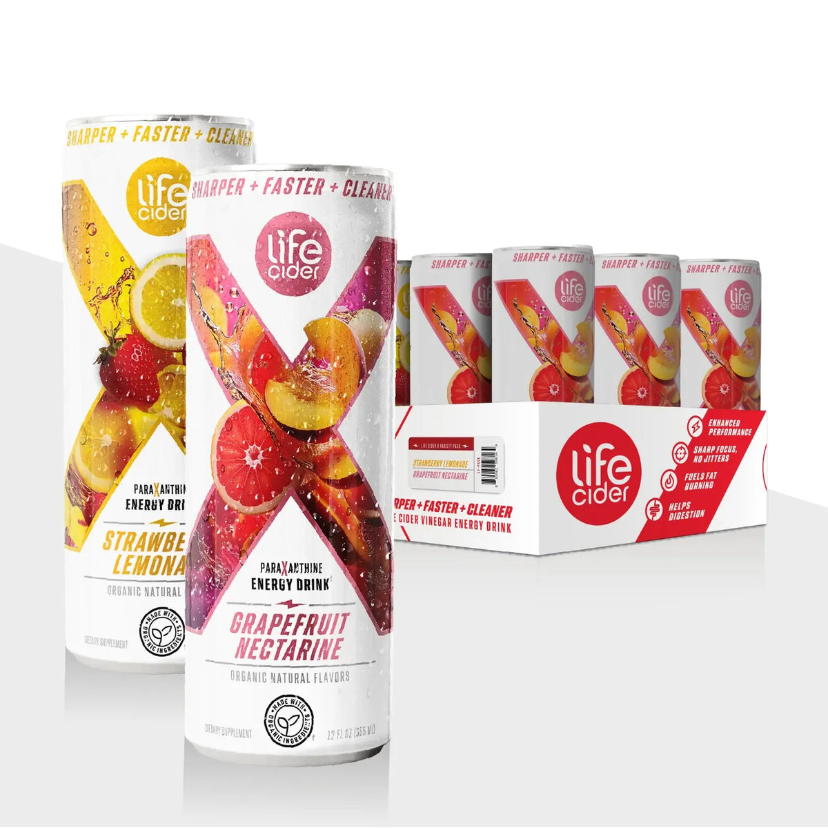 Life Cider X (Energy) Mixed Case - 12-Pack Life Cider