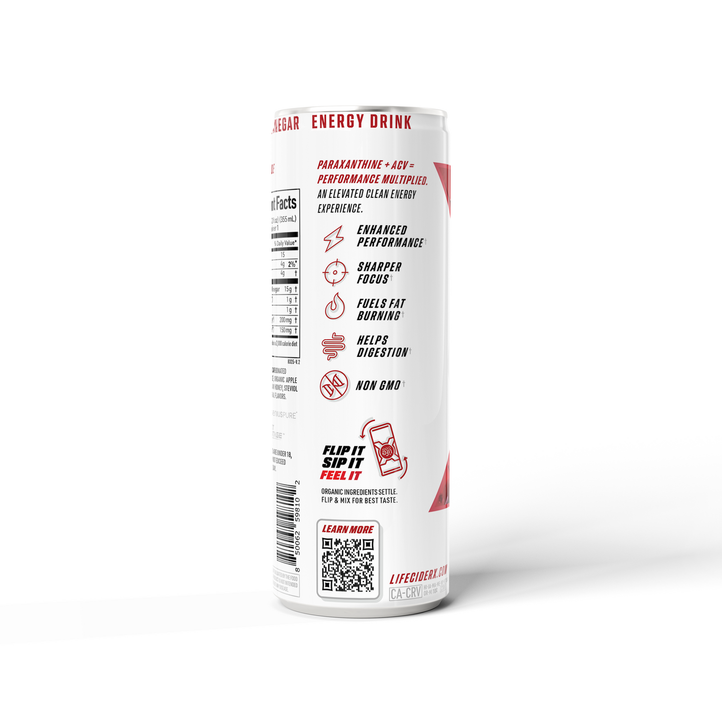 Life Cider X Energy Drink, Cherry Limeade, 12-Pack