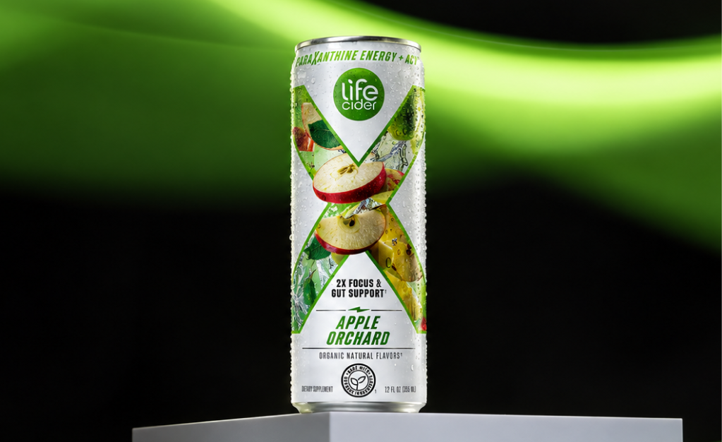 Life Cider X Energy Drink, Apple Orchard, 12-Pack