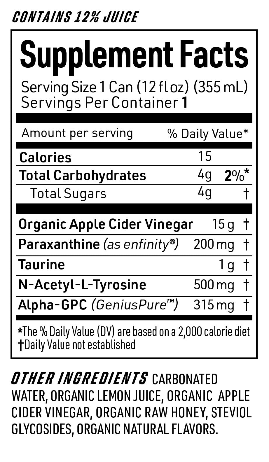 Life Cider X Energy Drink, Strawberry Lemonade 12-Pack