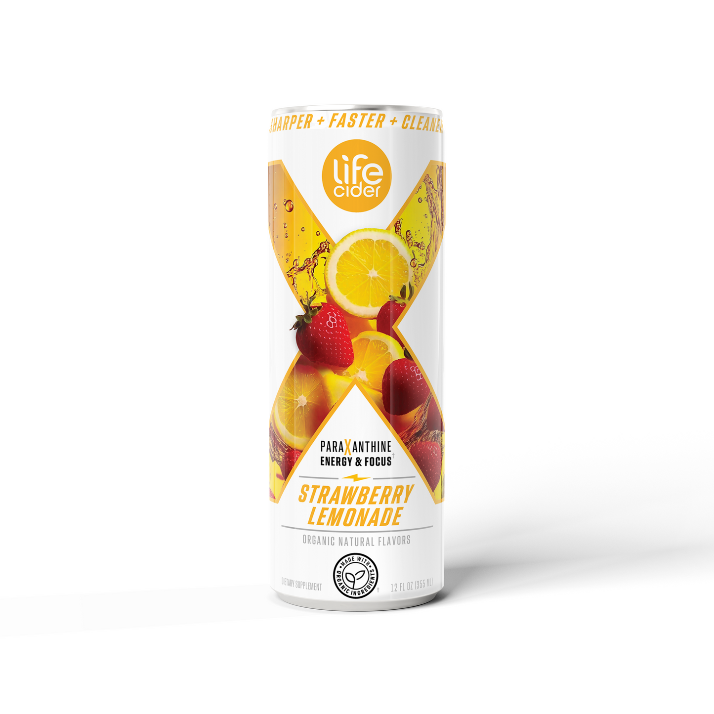 Life Cider X Energy Drink, Strawberry Lemonade 12-Pack