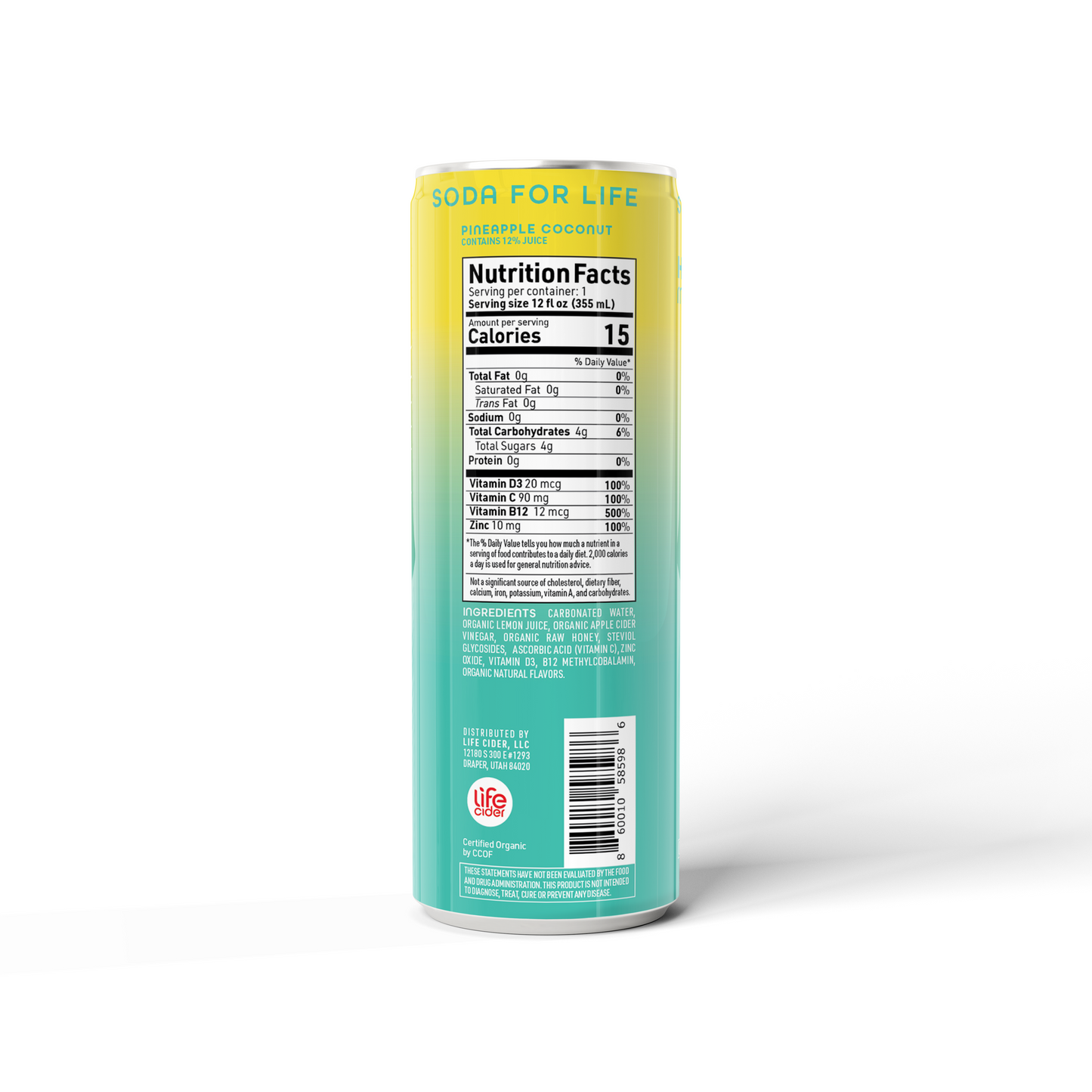 New Pineapple Coconut Life Cider Original 4-Pack